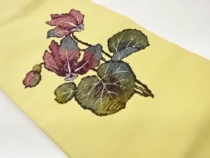 塩瀬草花模様名古屋帯